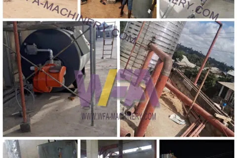 WFA Company Establishment Abattoir Plant Industrial Hot Water Boiler In Africa Country