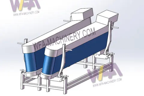 WFA abttoir sheep restraint conveyor details