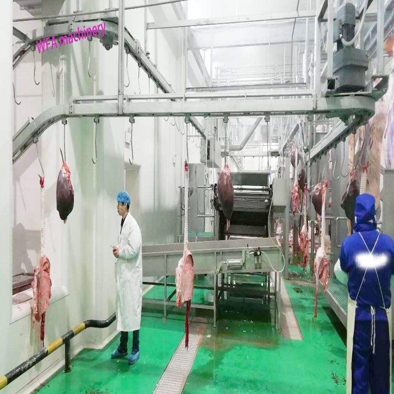 Livestock Equipment Cattle Offal Inspection Conveyor Slaughterhouse Machine