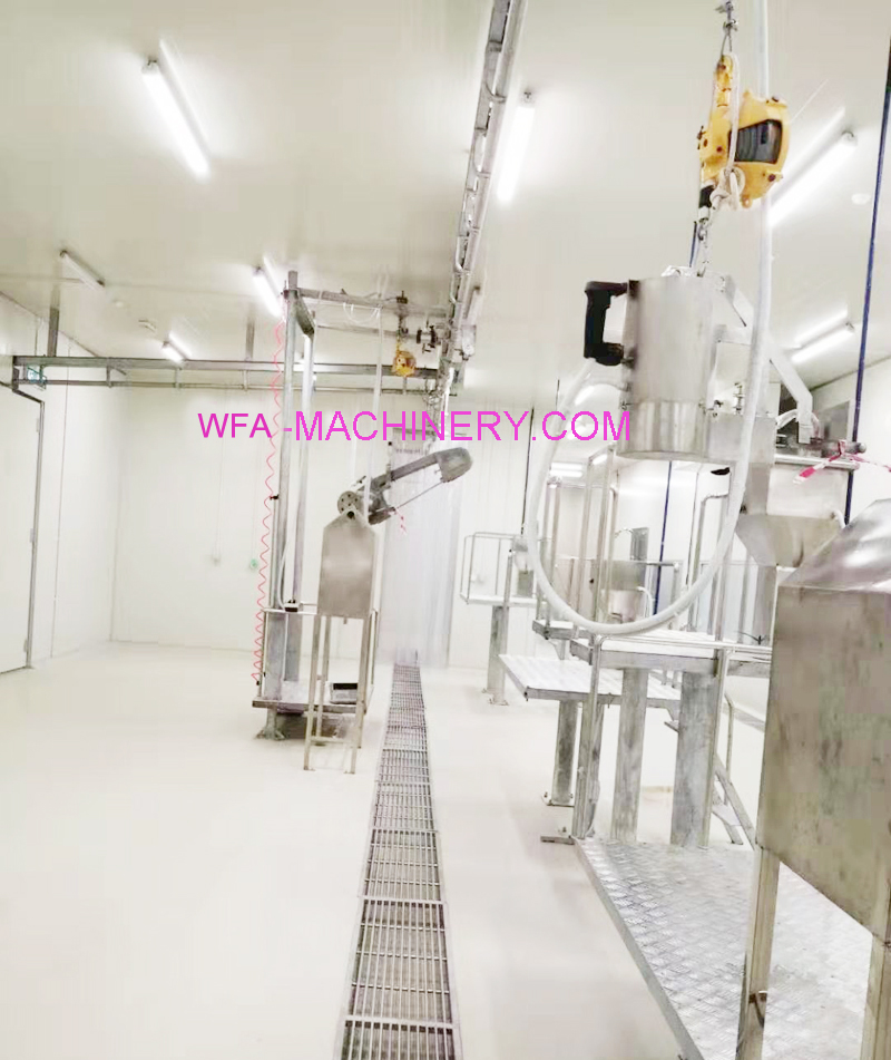 Cattle Butcher Equipment Carcass Dressing Line Slaughterhouse